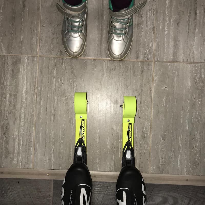 Когда связь поколений через спорт🙂👨‍👧⛷